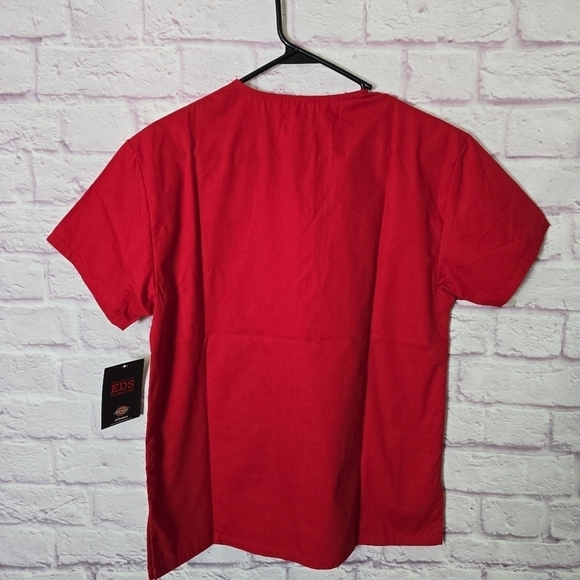 Dickies Everyday Scrub Signature  ⁷V-Neck 2 Pocket Scrub Top NWT X- Small - Picture 4 of 9